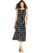 Jessica Howard Polka-dot Midi Dress