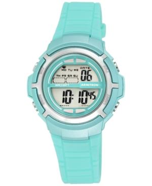 Armitron Women's Digital Teal Strap Watch 38mm 45-7045tlgd