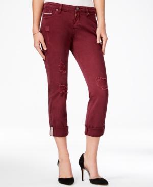 Jag Petite Alex Relaxed Elderberry Wash Boyfriend Jeans