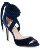 Charles By Charles David Rebecca Velvet Dress Sandals Women's Shoes