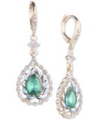 Jenny Packham Crystal & Stone Drop Earrings