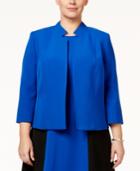 Kasper Plus Size Stand-collar Jacket