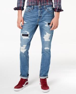 American Rag Men's Blue Skies Ripped Jeans, Created For Macy's