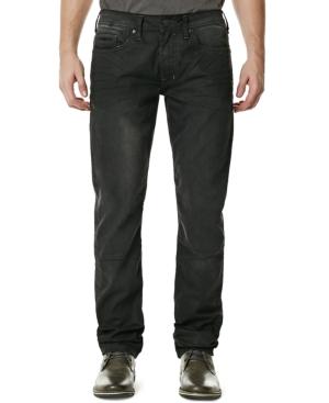 Buffalo David Bitton Men's Stretch Ash-x Super-skinny-fit Faded Black Wash Jeans