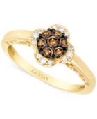 Le Vian Chocolatier Diamond Floral-inspired Ring (1/3 Ct. T.w.) In 14k Gold
