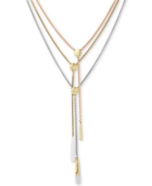 Lucky Brand Tri-tone Multi-row Necklace