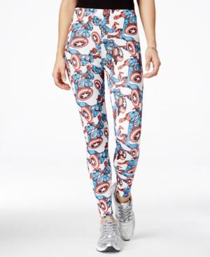 Freeze 24-7 Juniors' Marvel Captain America Graphic Leggings