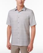 Alfani Men's Line-print Grid-pattern Shirt, Only At Macy's