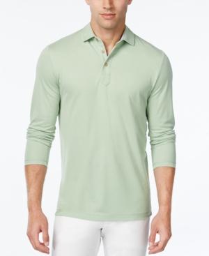 Tasso Elba Men's Performance Uv Protection Long-sleeve Polo