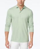 Tasso Elba Men's Performance Uv Protection Long-sleeve Polo