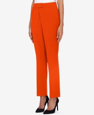 Tahari Asl Stretch Crepe Straight-leg Pants