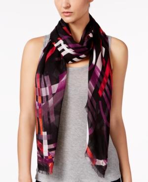 Cavlin Klein Abstract Logo Scarf