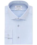 Calvin Klein Steel Men's Slim-fit Non-iron Performance Solid Dress Shirt