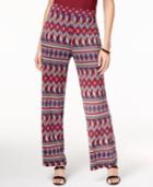 Ny Collection Printed Petite Soft Pants