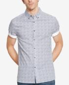 Kenneth Cole Reaction Men's Palm-print Short-sleeve Shirt
