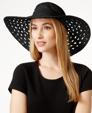 Vince Camuto Open Weave Floppy Hat