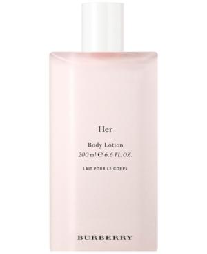 Burberry Her Body Lotion, 6.6-oz, Available Now At Macy's