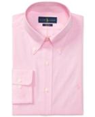 Polo Ralph Lauren Men's Pinpoint Oxford Classic/regular Fit Non-iron Solid Pink Dress Shirt