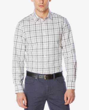 Perry Ellis Men's Classic-fit Tattersall Cotton Shirt