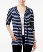 Tommy Hilfiger Kayda Striped Zip-front Hoodie