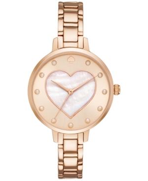Kate Spade New York Women's Metro Rose Gold-tone Stainless Steel Bracelet Watch 34mm Ksw1216
