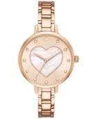 Kate Spade New York Women's Metro Rose Gold-tone Stainless Steel Bracelet Watch 34mm Ksw1216