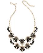 I.n.c. Gold-tone Crystal & Stone Statement Necklace, 18 + 3 Extender, Created For Macy's