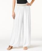 Thalia Sodi Wide-leg Crepe Pants, Created For Macy's