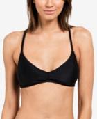 Volcom Simply Solid Strappy-back Halter Bikini Top Women's Swimsuit