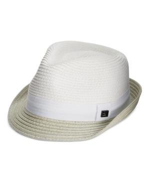 Sean John Men's Braided Straw Core Fedora
