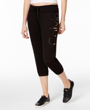 Calvin Klein Performance Molton Logo Cropped Sweatpants