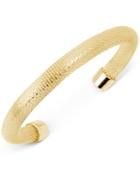 Mesh-style Bangle Bracelet In Gold-plate