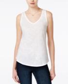 Maison Jules V-neck Tank Top, Only At Macy's