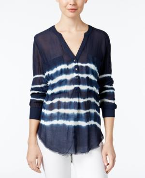 William Rast Selina Tie-dyed Blouse