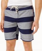 Tommy Hilfiger Men's Alfred Striped Drawstring Cotton Shorts