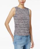 Maison Jules Fringe Striped Top, Only At Macy's