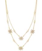 Vince Camuto Gold-tone Layered Sunburst Necklace