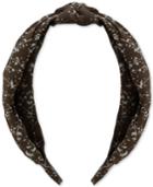 Lucky Brand Dusk Vines Printed Knotted Headband, Created For Macy's