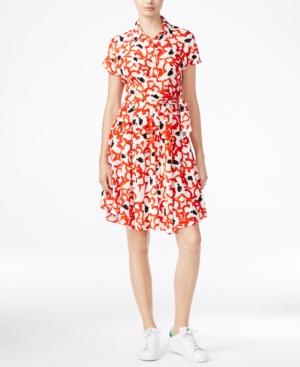 Rachel Rachel Roy Printed Wrap Shirtdress