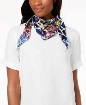 Echo Adeladie Floral Silk Diamond Scarf