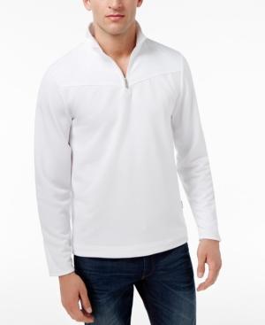 Perry Ellis Men's Quarter Zip Pullover