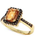 Le Vian Citrine (1-3/8 Ct. T.w.) And Chocolate Diamond (1/3 Ct. T.w.) Ring In 14k Gold