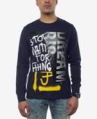 Sean John Men's Split Graphic-print Long-sleeve T-shirt, Created For Macy's