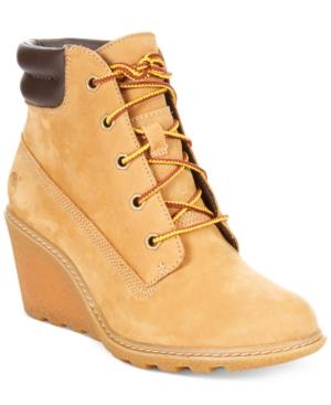 Timberland Women's Amston Wedge Booties Women's Shoes