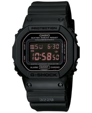 G-shock Men's Digital Black Resin Strap Watch 42.8mm Gift Set - Created For Macy's