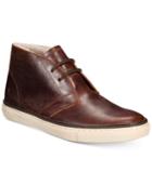 Frye Men's Essex Leather And Sherling Chukka Boots Men's Shoes