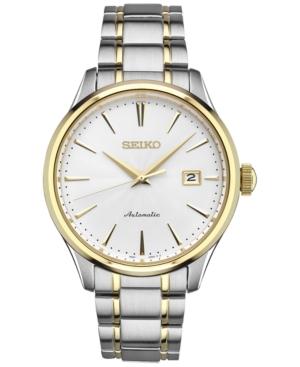 Seiko Men's Automatic Two-tone Stainless Steel Bracelet Watch 42mm Srp704