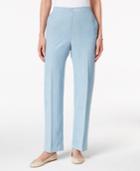 Alfred Dunner Faux-suede Straight-leg Pants