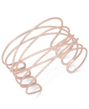 I.n.c. Gold-tone Crisscross Cuff Bracelet, Created For Macy's