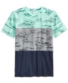 Univibe Men's Juanito Colorblocked Pieced Floral-print T-shirt